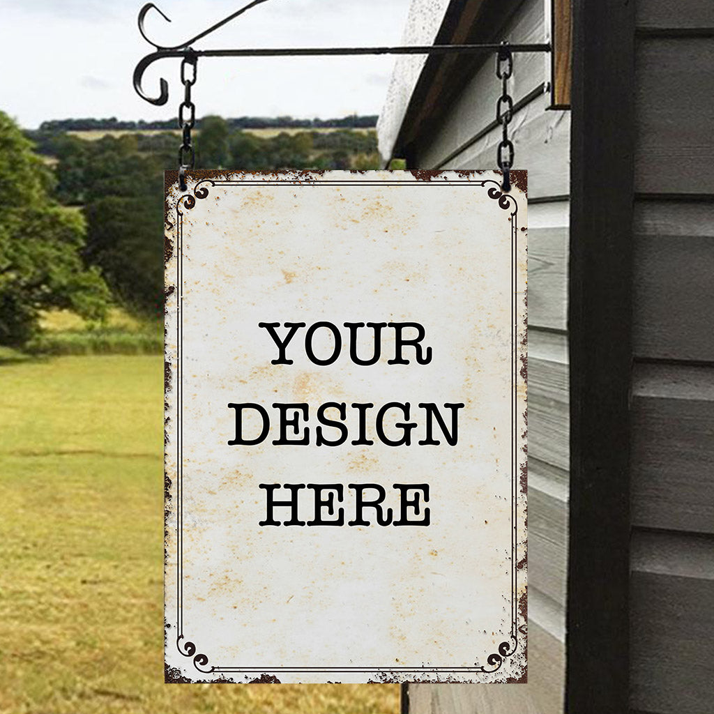YourDesign Rectangle Metal Sign