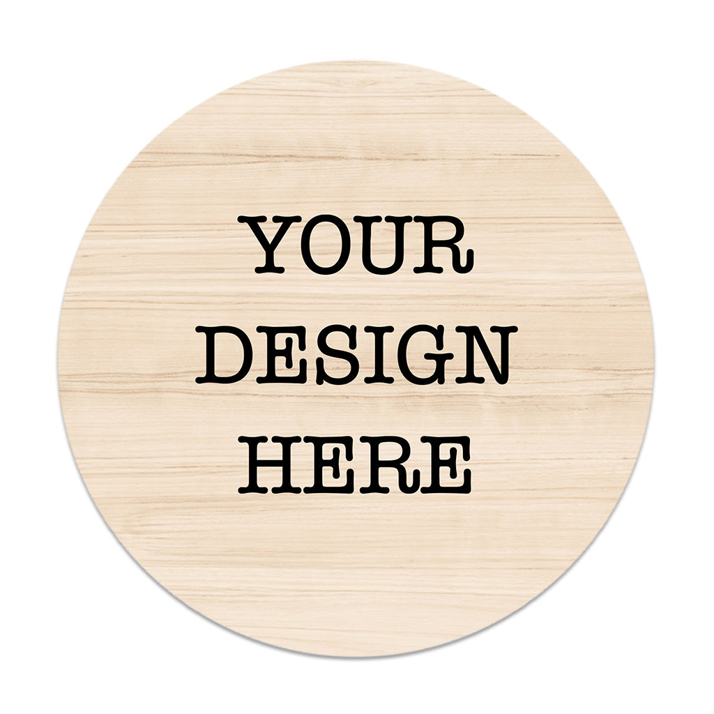 YourDesign Round Wood Sign