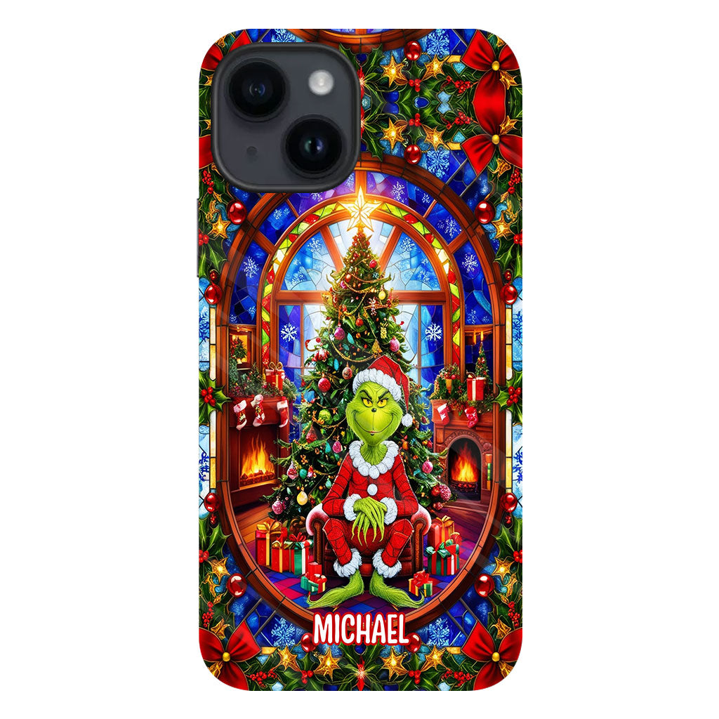 Green Christmas - Personalized Stole Christmas Full Print Phone Case