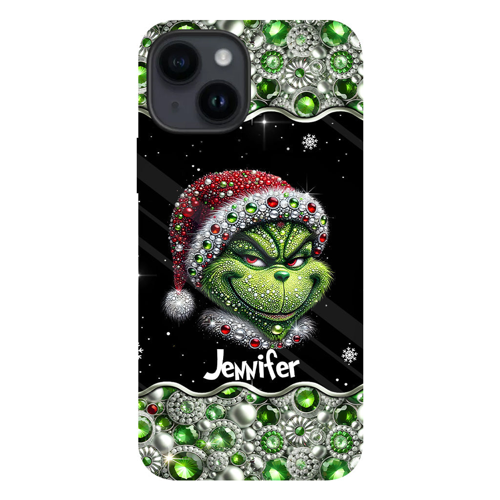 Merry Grinchmas - Personalized Stole Christmas Full Print Phone Case