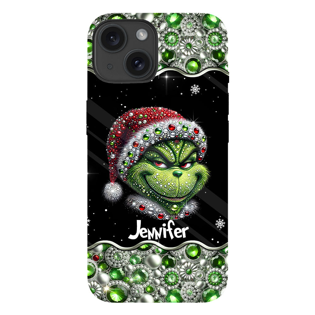 Merry Grinchmas - Personalized Stole Christmas Full Print Phone Case