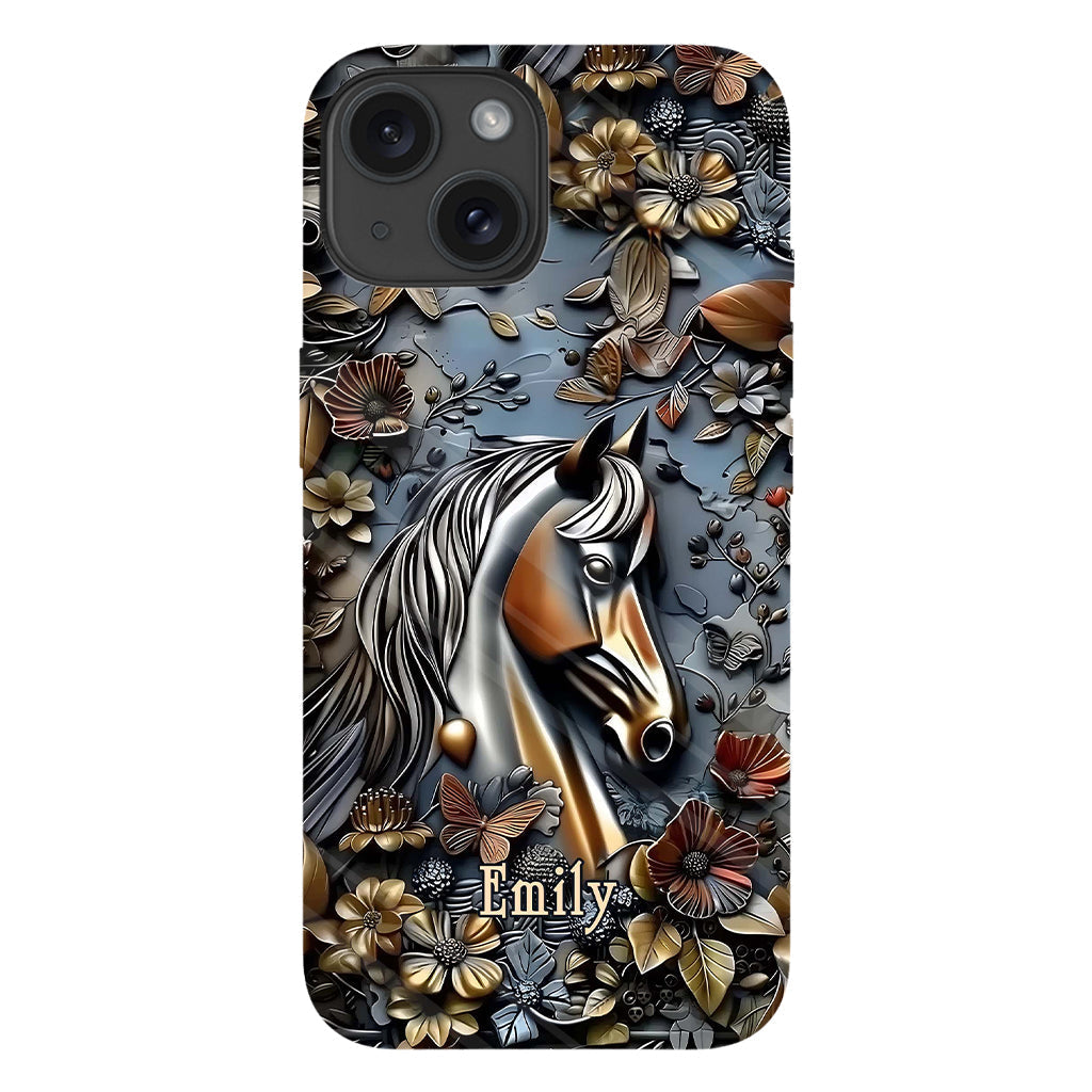 Superbe cheval - Coque de téléphone personnalisée avec impression intégrale de cheval