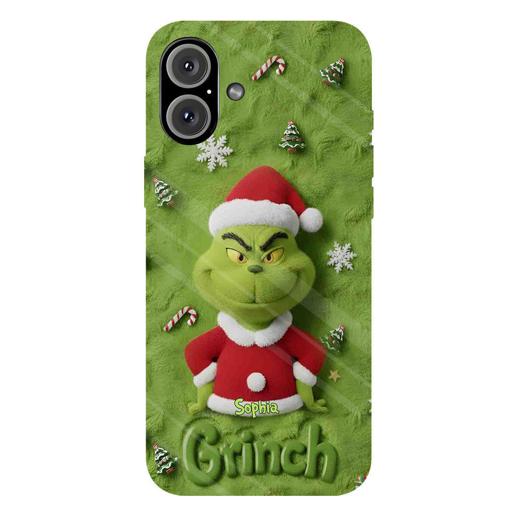 Merry Grinchmas - Personalized Stole Christmas Full Print Phone Case
