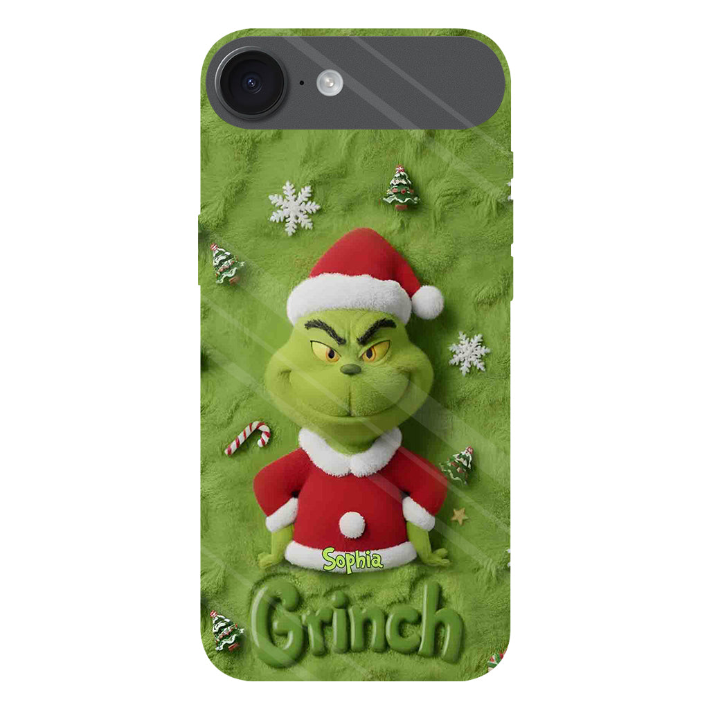 Merry Grinchmas - Personalized Stole Christmas Full Print Phone Case
